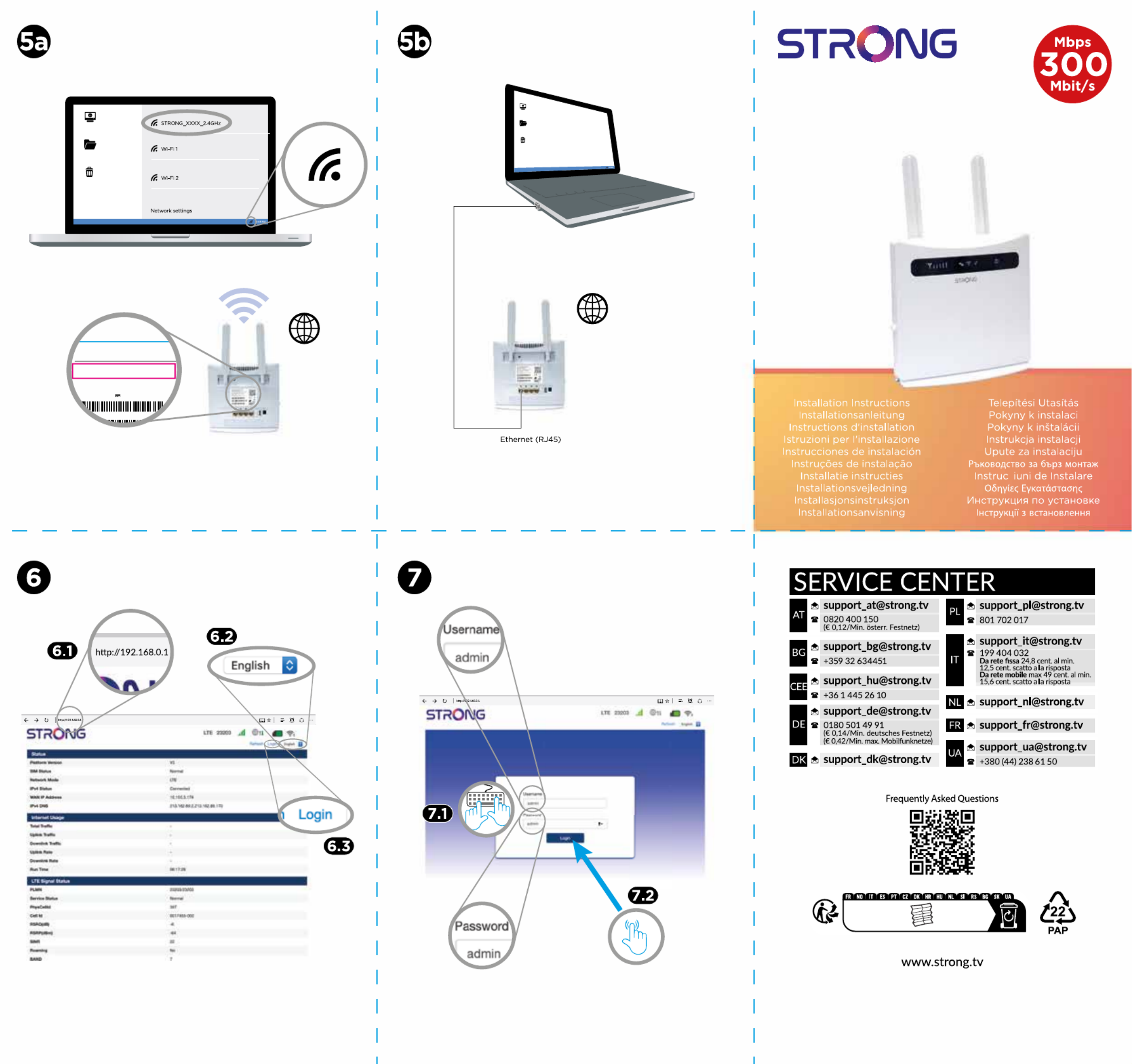 Strong 4G LTE Router 300 V2 Handleiding